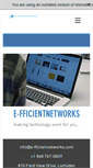 Mobile Screenshot of e-fficientnetworks.com